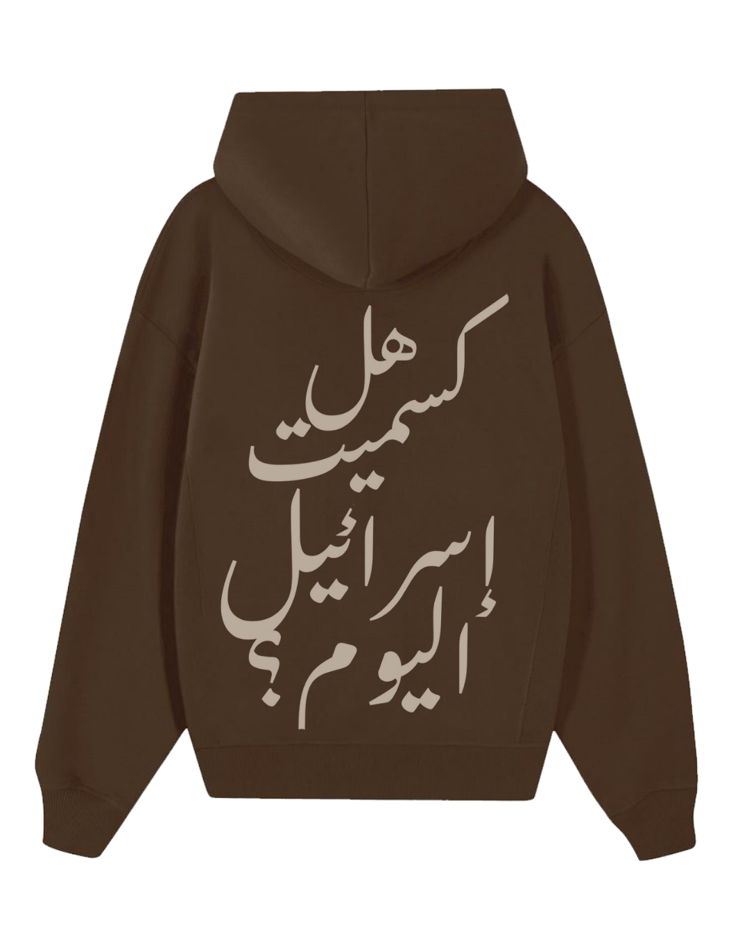 BROWN X BEIGE KOSOM ISRAEL HOODIE